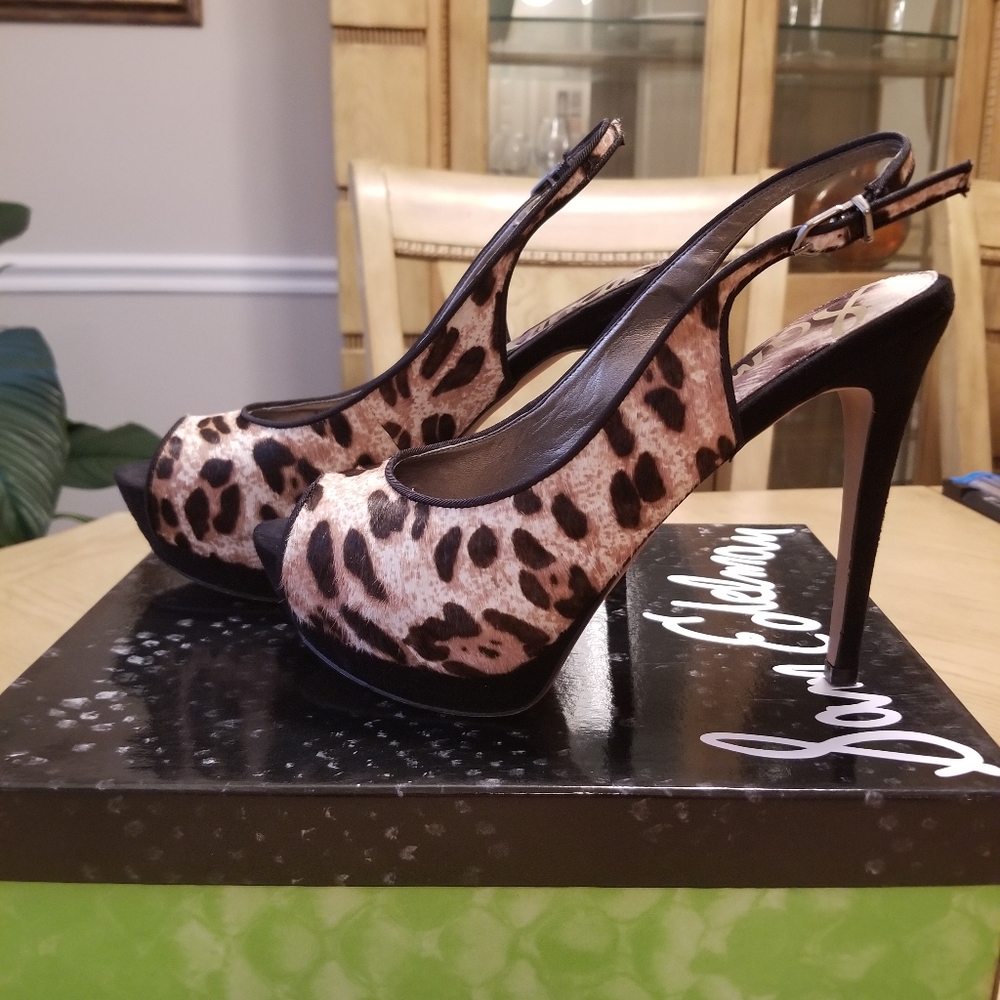 Leopard Print Heels - image 1